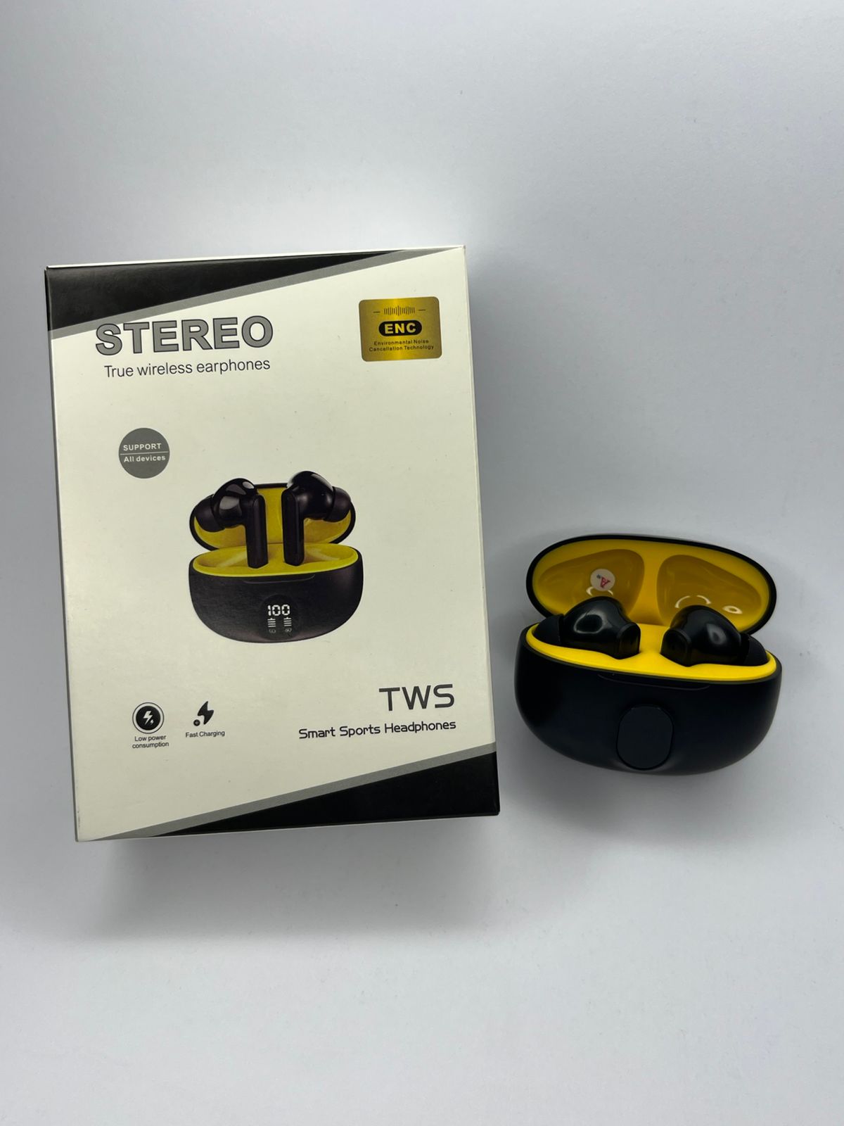 Stereo TWS Wireless Earbuds – Noise Cancelling, True Wireless Stereo